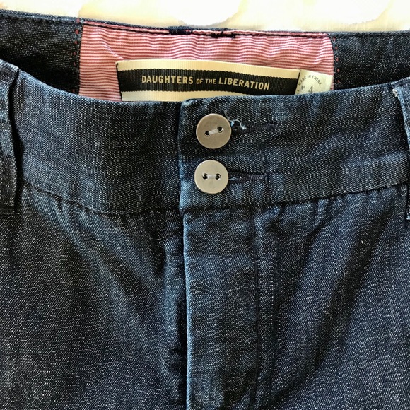 Daughters of the Liberation wide leg size 4 jeans - Picture 3 of 7